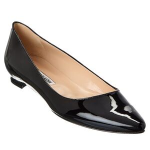 NIB NWT Manolo Blahnik BB patent flat size 38.5